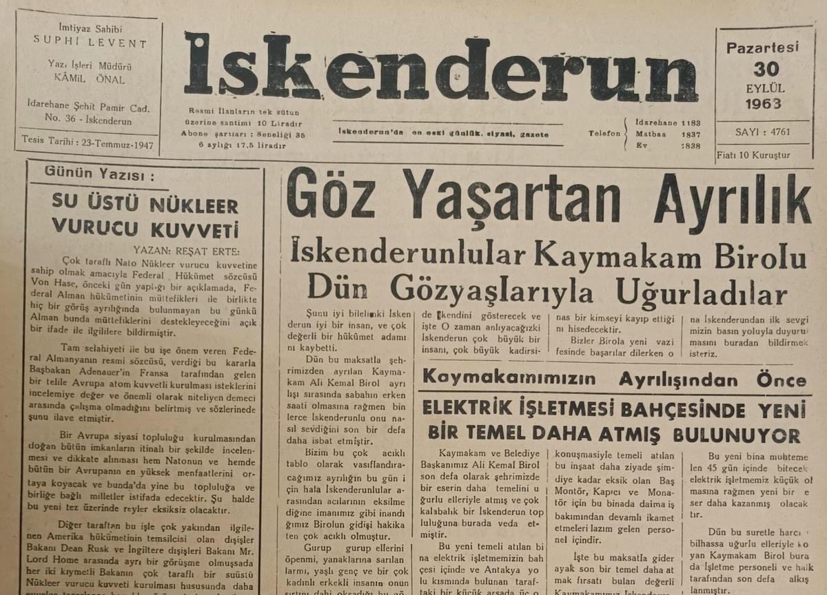 Nehna'dan yeni proje: İskenderun gazetesi dijital ortama taşınıyor